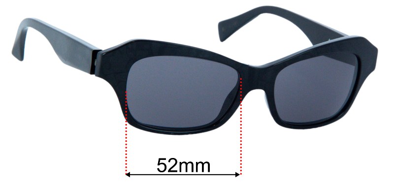 Alain Mikli AL1031 52mm Replacement Lenses